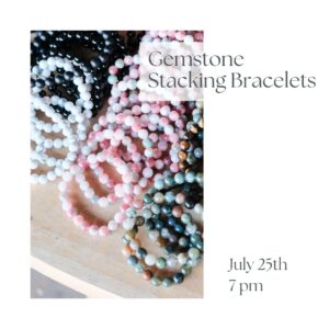 Gemstone Stacking Bracelets Making Workshop