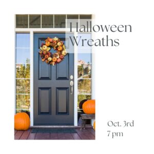 Halloween Wreath Workshop Pop Shop America
