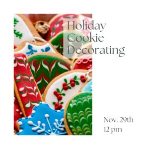 Holiday Cookie Decorating Craft Class Pop Shop America