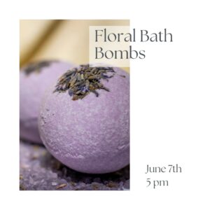 Floral Bath Bombs Making Craft Class