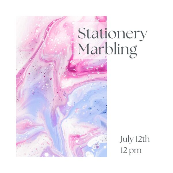stationery marbling craft class