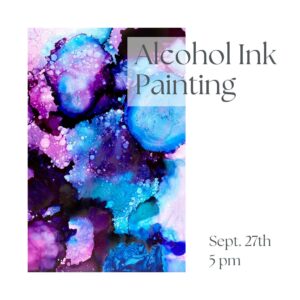 alcohol ink painting workshop