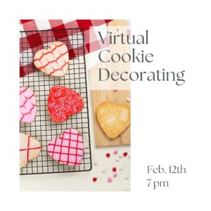 Virtual Cookie Decorating Craft Class