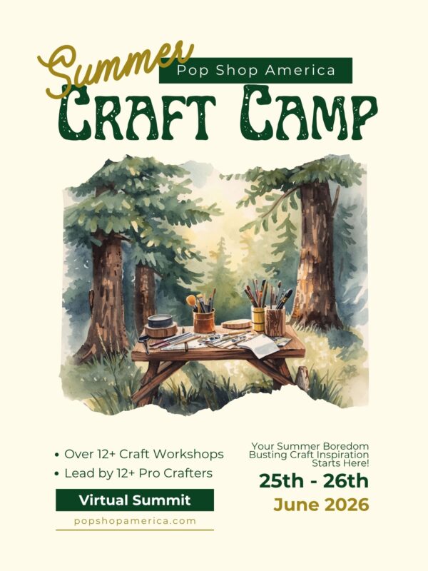 Summer Craft Camp Pop Shop America